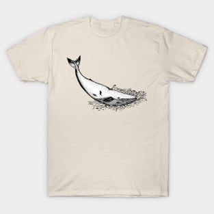 Whale Splashing into the Earth T-Shirt